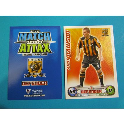 Andy Dawson - Hull City - Match Attax 2008/09 Football Card