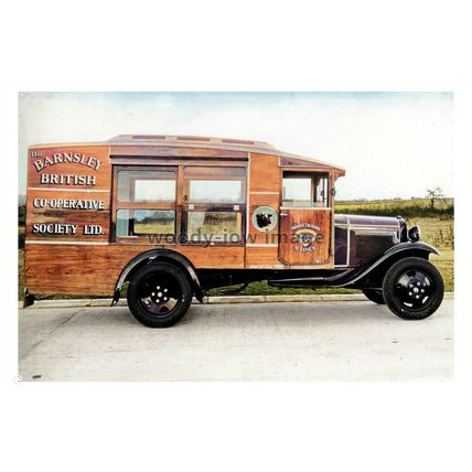 ptc5582 - Yorks. - The Barnsley British Co-Operative Society Van - print 6x4