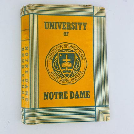 Notre Dame Bookstore Vintage Book Cover 1947 ~ Rare Must See!
