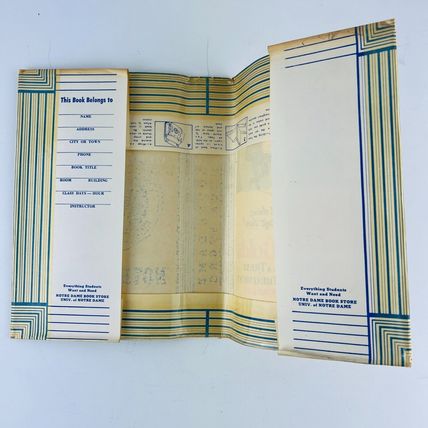 Notre Dame Bookstore Vintage Book Cover 1947 ~ Rare Must See!