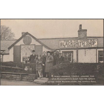 Old Blacksmith's Shop, Gretna Green, Dumfriesshire, c.1920s - Postcard