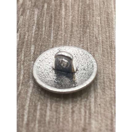 15mm Shank Buttons Antique Silver Flower Metal Sewing Coat Jacket Replace