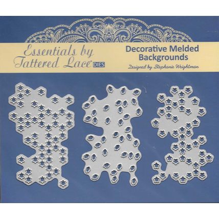 Tattered Lace. Decorative Melded Backgrounds Die Set. Die Cutting Cardmaking
