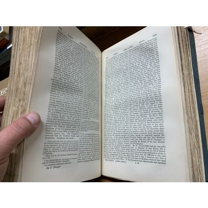 RARE* 1853 "HANSARD'S PARLIAMENTARY DEBATES FOR THE YEAR 1852" 1.3kg BOOK (P7)