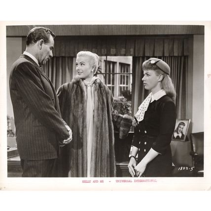 Kelly & Me Film Piper Laurie Van Johnson Performing Dog Movie 10x8 Vintage Photo