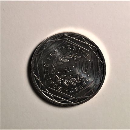 France 2009 - 10 Euro Semeuse - Silver - Ref: Gadoury EU337 (BU)