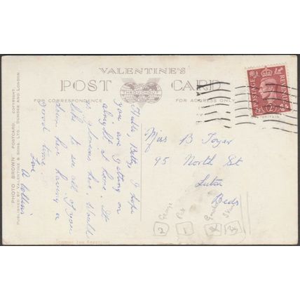 Anstey's Cove, Torquay, Devon, c.1940s - Valentine's Postcard