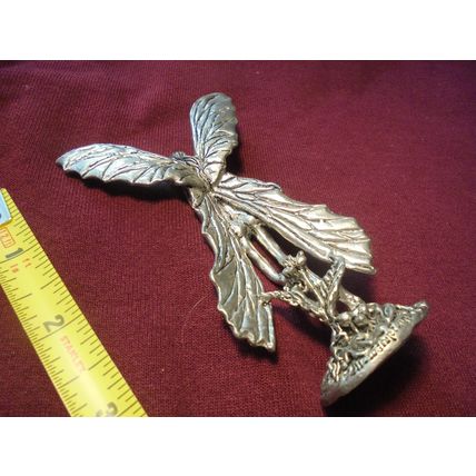 Large PEWTER FOREST FAIRY! Very Detailed! $27.00 Shipped!