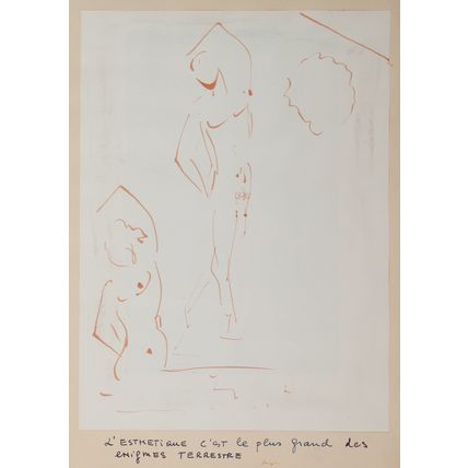 SALVADOR DALÍ (Spanish, 1904-1989). Working maquette for Dalí, April 14 to May 5