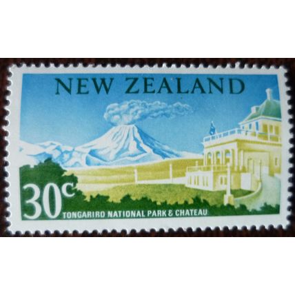 New Zealand 1967 Decimal Currency 30c Tongariro National Park mint stamp SG859