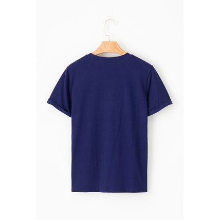 Blue GAME DAY TOUCH DOWN Graphic T Shirt