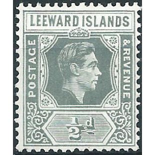 Leeward Islands 1949 SG97 1/2d Slate-Grey Mounted Mint...