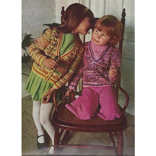 Knit Child's PATTERN Confetti Cardigan