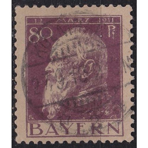GERMANY Bayern Bavaria [1911] MiNr 0085 I ( O/used ) [01] 2 Farben