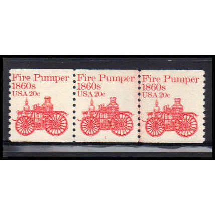 1908 20c Fire Pumper Fine MNH Dry Gum PNC 1/3 PA2464