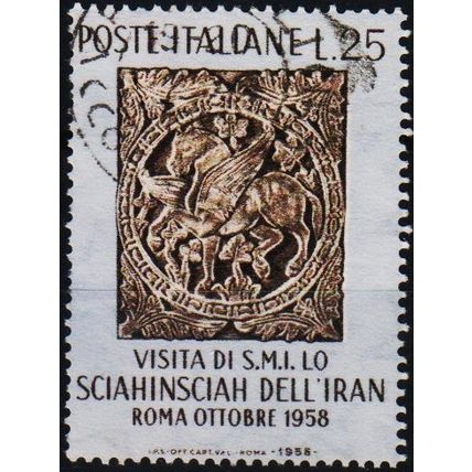 Italy. 1958 25L S.G.977 Used