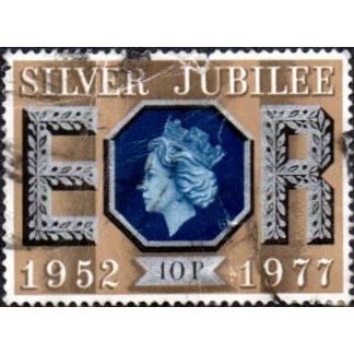 1977. Silver Jubilee 10p Value. Fine Used