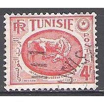 Tunisie 1950 Michel 373 O Cote (2005) 0.60 € Intaille Cachet rond