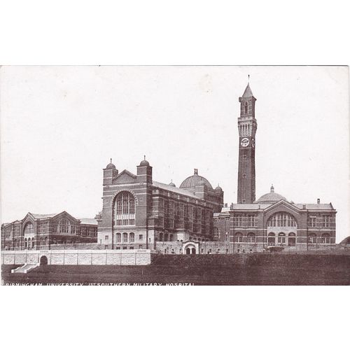 Birmingham Universiry 1st Southern Military Hospital Warwickshire Postcard War10