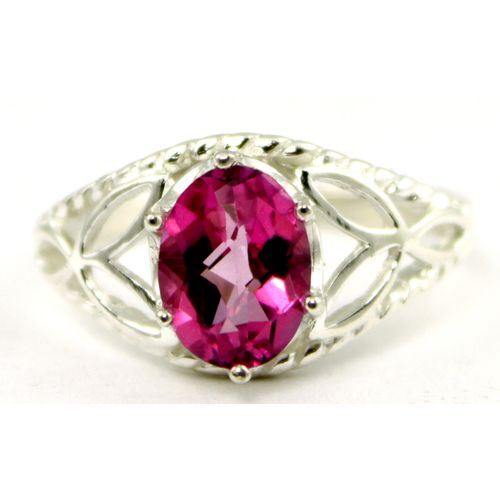 Pure Pink Topaz, 925 Sterling Silver Ring, SR137