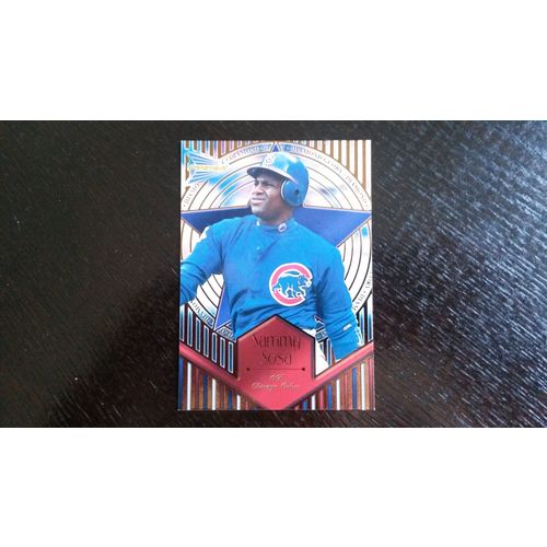 1999 Pacific Prism Diamond Glory Card # 07 Sammy Sosa Ex (5) Chicago Cubs
