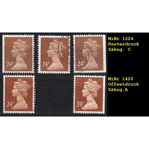 ENGLAND GREAT BRITAIN [1991] MiNr 1357 ex ( O/used ) [01] Machin Spezial 24p sie