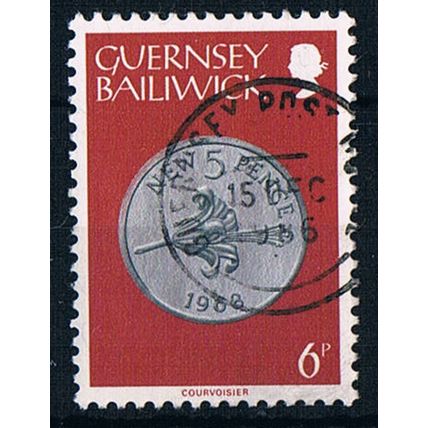Guernsey 1979 SG182 GU22 Five New Pence 1968 6p Used Stamp