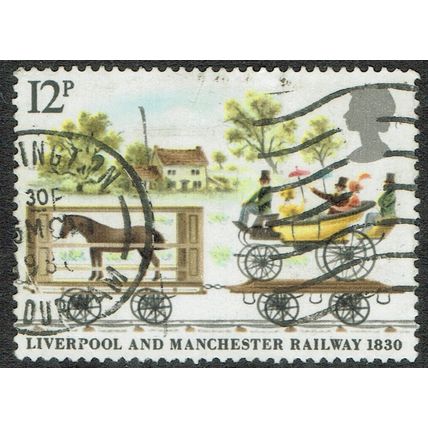 1980 150th Anniversary London Manchester Railway 12p Multicoloured SG1116 FU