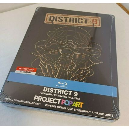 District 9 Steelbook (Blu-ray) NEW (Sealed)..Box Packing with Tracking