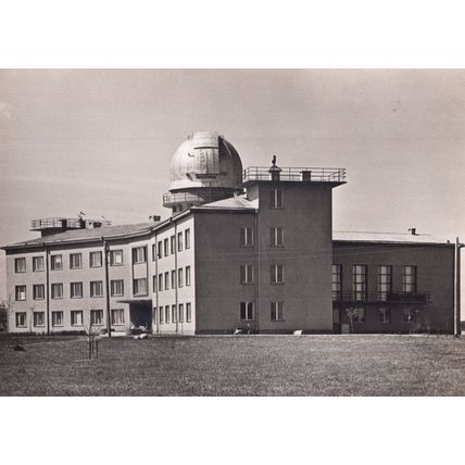 Observatorium Sternwarte Urania W. Struve Toraveres Dutch Postcard