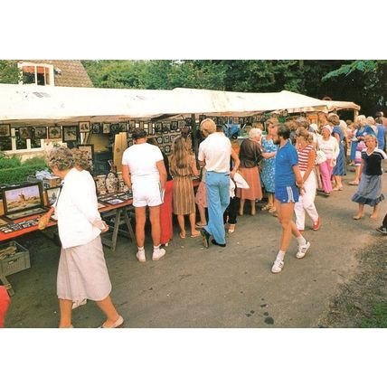 Groet en Camperduin Holland Street Markets Amsterdam Postcard