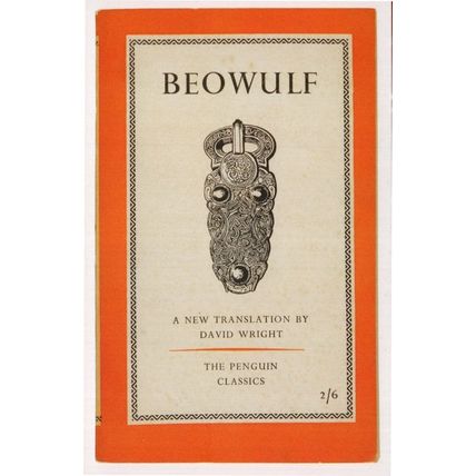 Beowulf David Wright 1957 Book Postcard