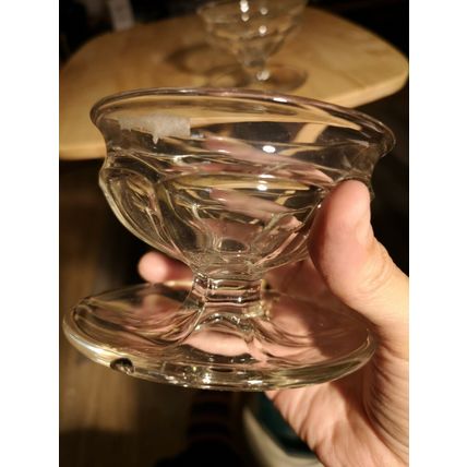 Pair Of Glass Sundae Dishes