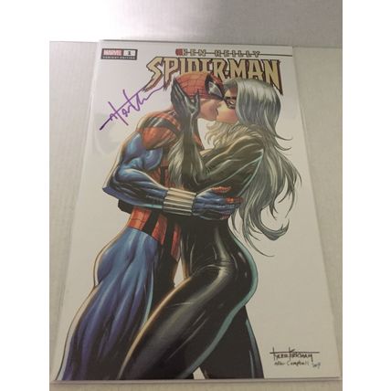 2022 Marvel Ben Reilly Spider-Man Kissing Black Cat Variant Edition Signed