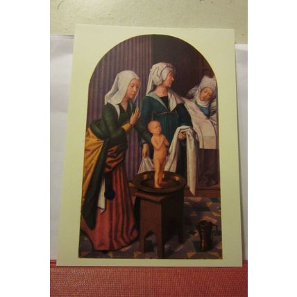 ST. NICHOLAS by Geraard David unused postcard National Gallery Scotland =