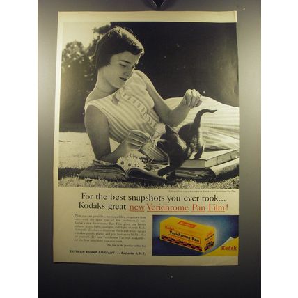 1957 Kodak Verichrome Pan Film Advertisement - For the best snapshots