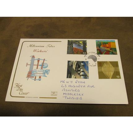 Cotswold 1999 GB FDC Cover - Millennium Tales - Workers