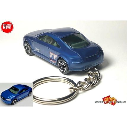 HTF RARE KEYCHAIN BLUE AUDI TT TURBO/QUATTRO CUSTOM Ltd EDITION GREAT GIFT