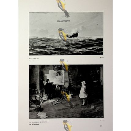 Derelict, Somerscales & Unfinished Symphony, Orchardson, Book Illustration, 1905