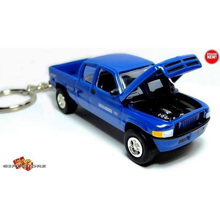 RARE KEYCHAIN BLUE DODGE RAM 1500 CUSTOM Ltd. EDITION GREAT GIFT NOVELTY