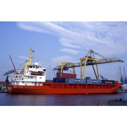 SQ2067 - German Containership - Cuxhaven - photograph 6x4