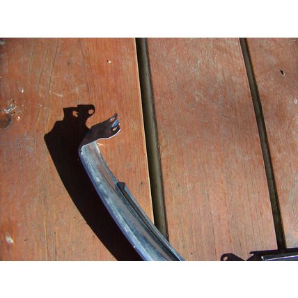 1964 FORD GALAXIE CONVERTIBLE FRONT WINDOW BOTTOM TRIM 2 PCS OEM 500 XL