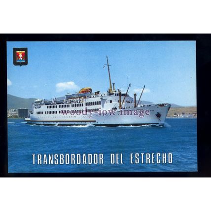 FE3561 - Spanish Ferry - Virgen de Africa , built 1953 - postcard
