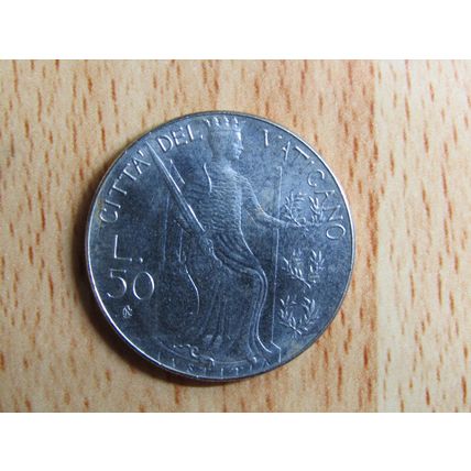 Italy Vatican John Paul II 1980 50 Lire Coin