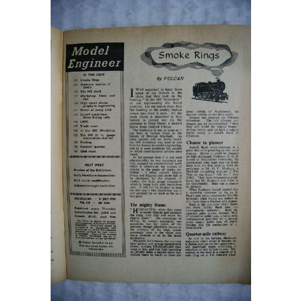 1958 The Model Engineer Vol. 119, No. 2984 - July 31