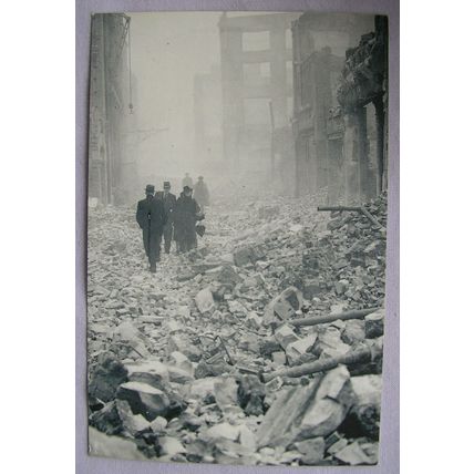c.1980s PC Bombed Fore Street, London, 1940