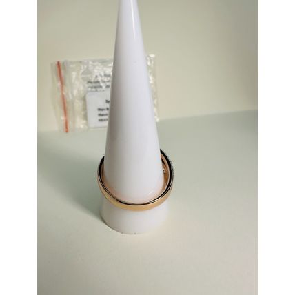 NIB Bomb Party Sz11 BP Ring RBP7574 Sparkling Embrace Violet CZ Rose Gold Pl
