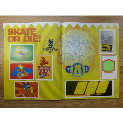 Panini The Simpsons Springfield Sticker Collection - Complete Sticker Album