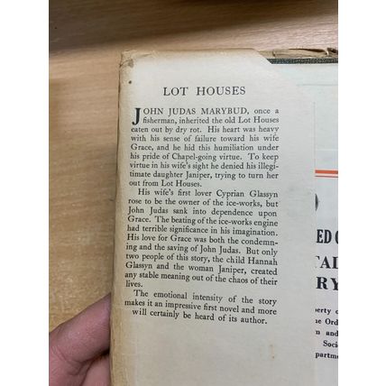 RARE* 1929 1ST EDITION ELIZABETH MANNING LOT HOUSES FICTION HARDBACK BOOK (P3)