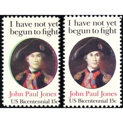 1789, Dramatic Color Shift Error With Normal Stamp Mint NH - Stuart Katz